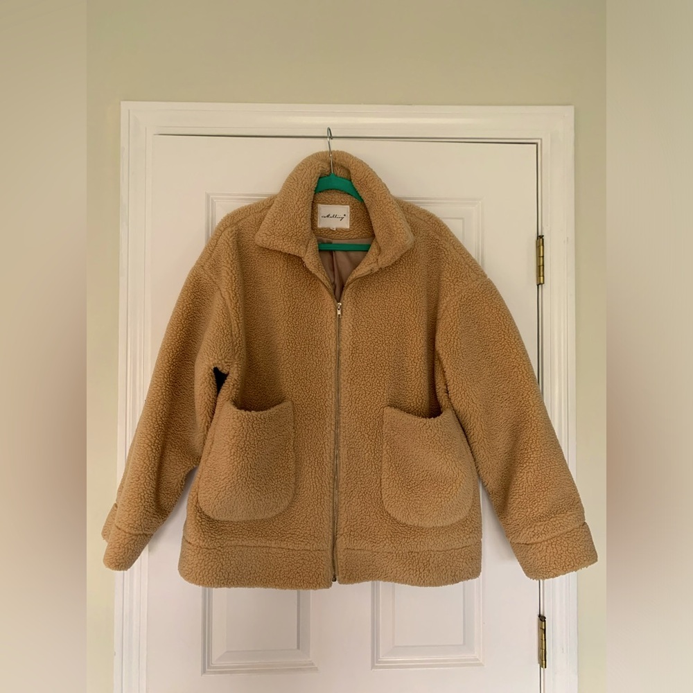 Women’s Melliiy Brand Sherpa Teddy Jacket Size Medium